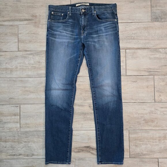 Big Star Division Straight Jeans Men's Stretch Denim Medium Wash Stretchy 36L